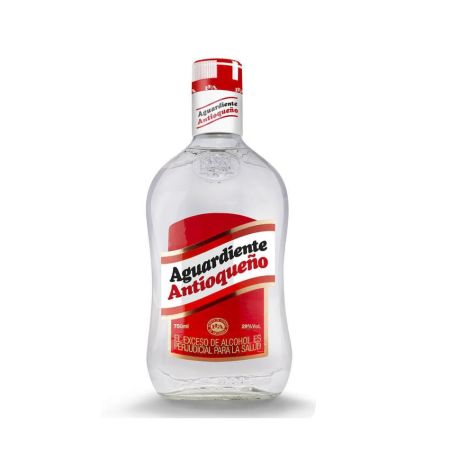 AGUARDIENTE ANTIOQUEÑO ROJO 750 ML