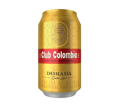 CLUB COLOMBIA DORADA LATA 330 ML X 24 UNIDADES